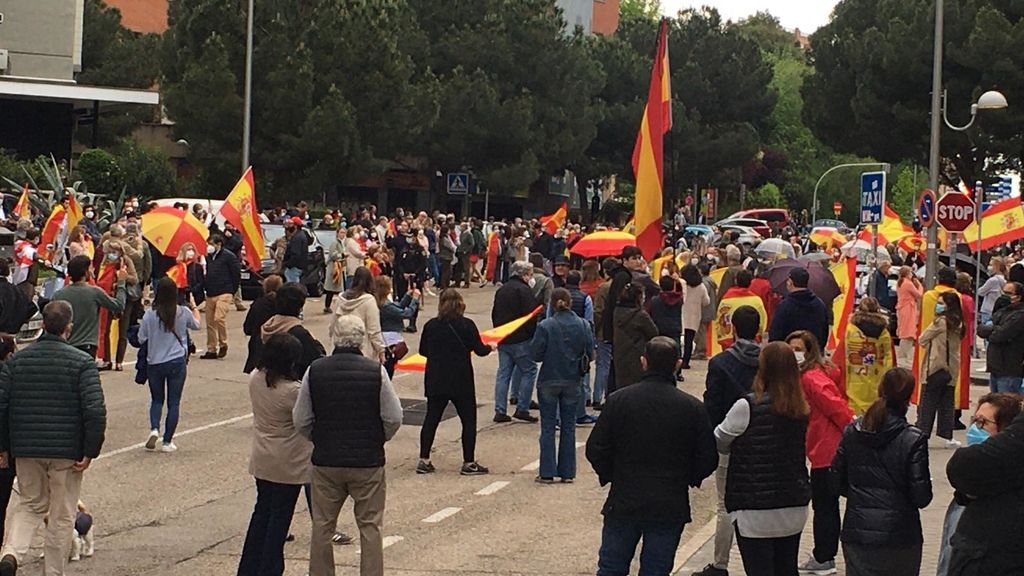 Manifestación contra el gobierno de Sánchez en Madrid
