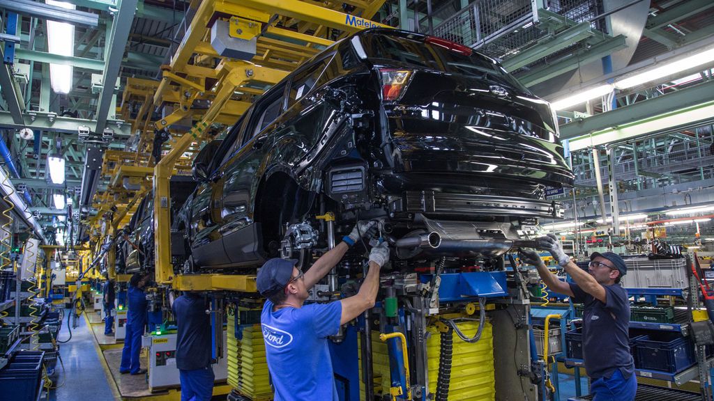 Montaje del Ford Kuga en Almussafes, Valencia