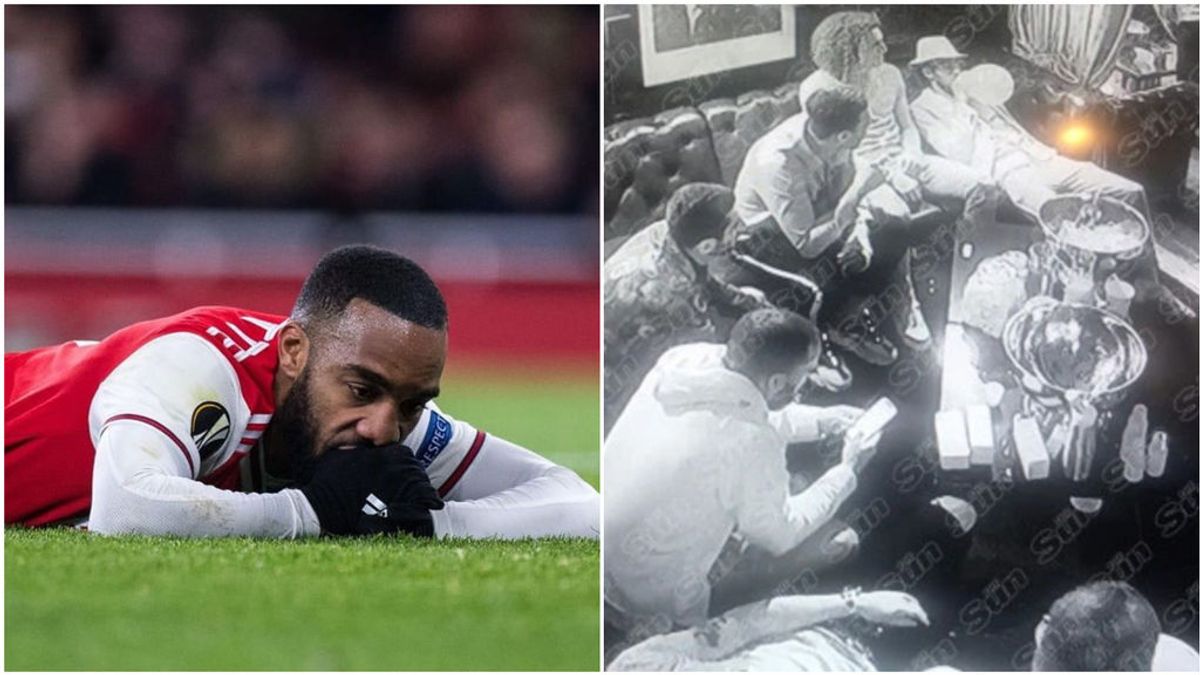 Lacazette vuelve a ser pillado consumiendo ‘el gas de la risa’ Lacazette vuelve a ser pillado consumiendo ‘el gas de la risa’