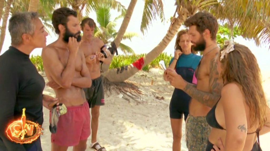 Los supervivientes en Cayo Paloma