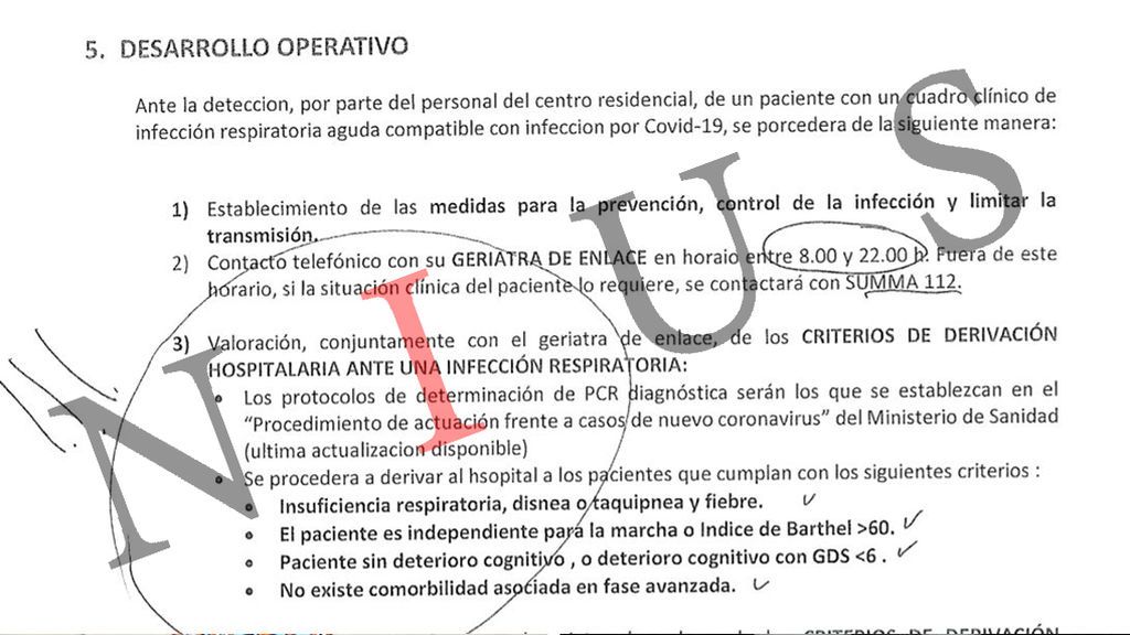 Protocolo de coordinación para la atención de pacientes en residencias de Madrid por Covid-19