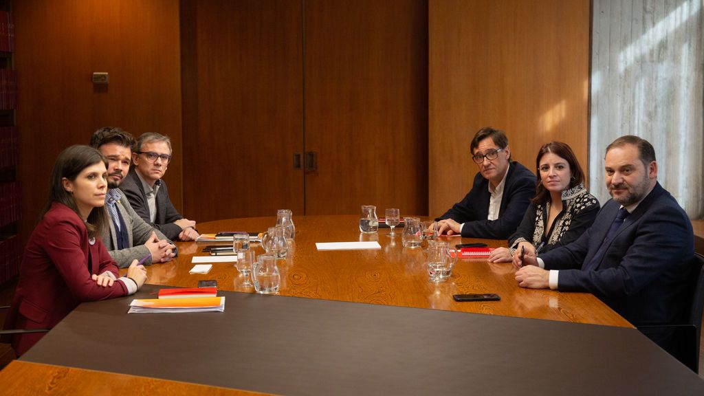 Mesa de negociación PSOE-ERC Mesa de negociación PSOE-ERC