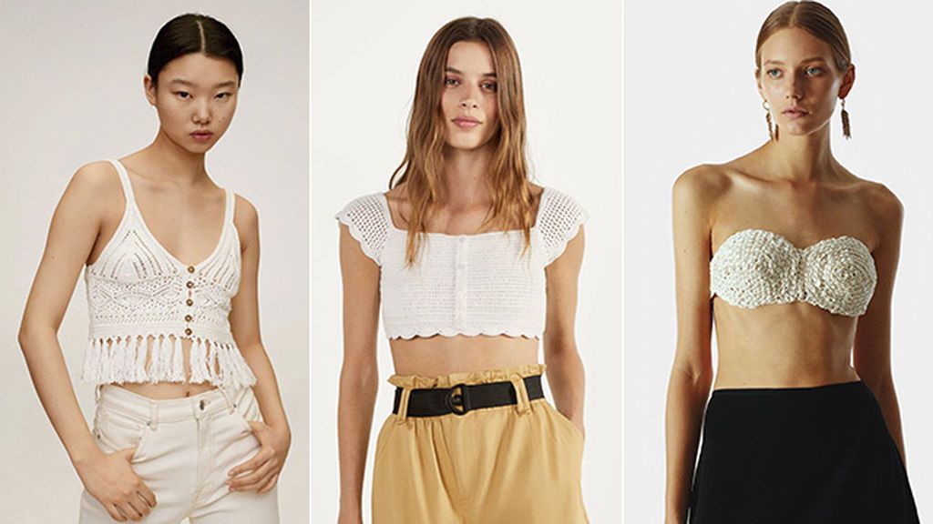 Tops de Mango, Bershka y Bevza
