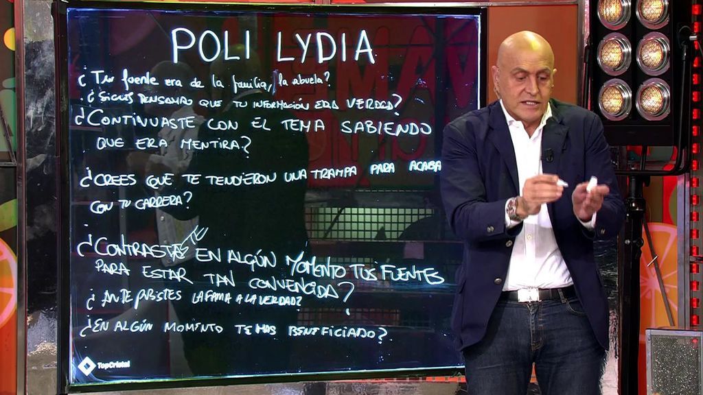 Las preguntas que los colaboradores le formularían a Lydia Lozano