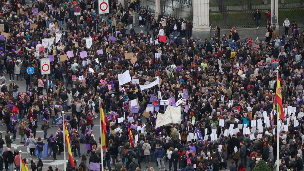 600.979 personas asistieron a manifestaciones del 8M en toda España, sin contar Cataluña, según el Gobierno 600.979 personas asistieron a manifestaciones del 8M en toda España, sin contar Cataluña, según el Gobierno