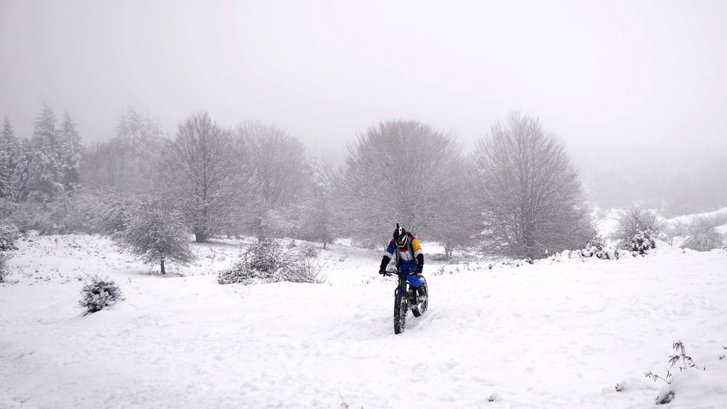 El invierno en Opacua, Álava, País Vasco