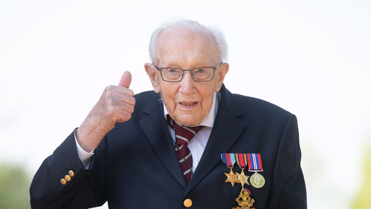 El Capitán Tom Moore será nombrado caballero del imperio británico por la reina Isabel II El Capitán Tom Moore será nombrado caballero del imperio británico por la reina Isabel II