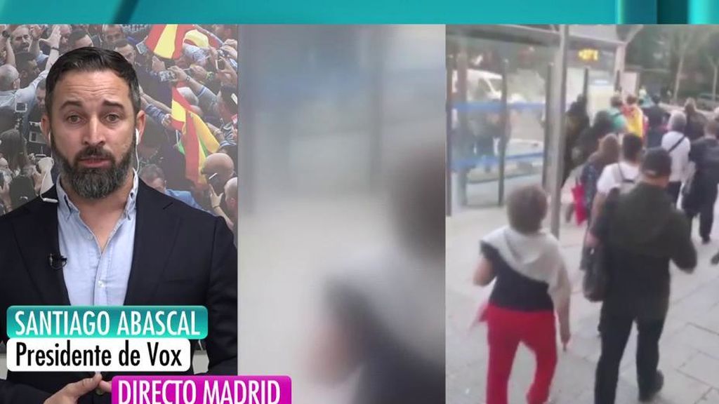 Abascal: "Nosotros nunca apoyamos ningún tipo de escrache a ninguna persona"