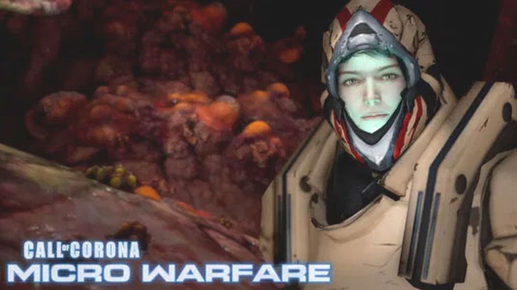 Carmen Fortea en 'Call of Corona: Micro Warfare'