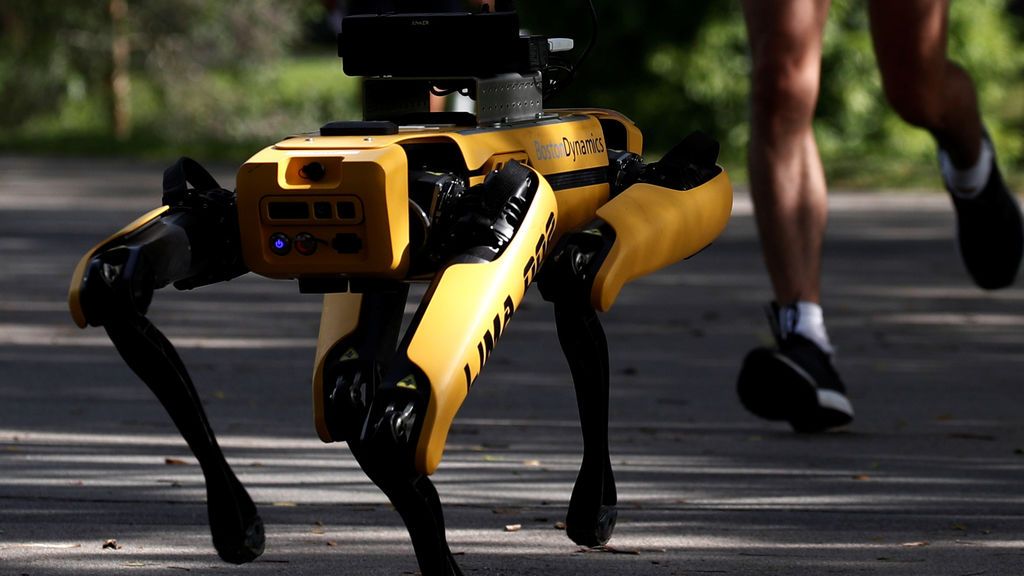 Perro robot en Singapur