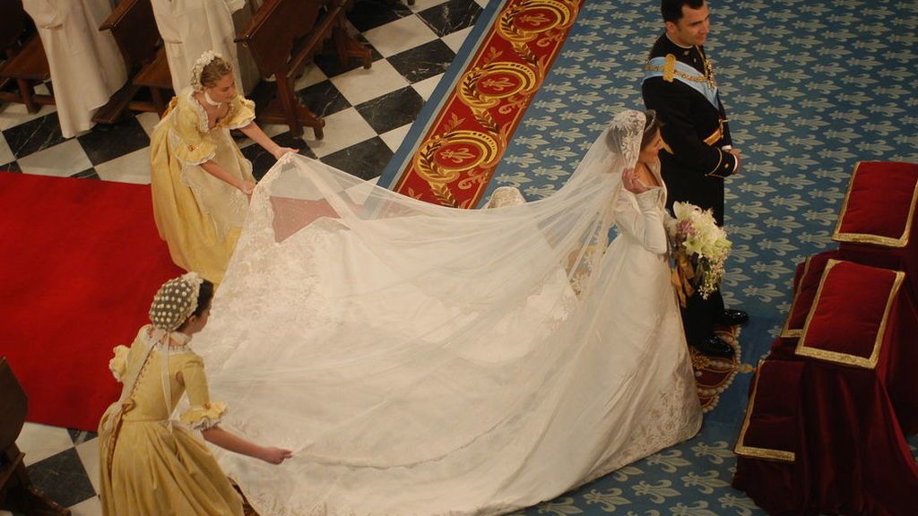 El vestido de novia de Letizia
