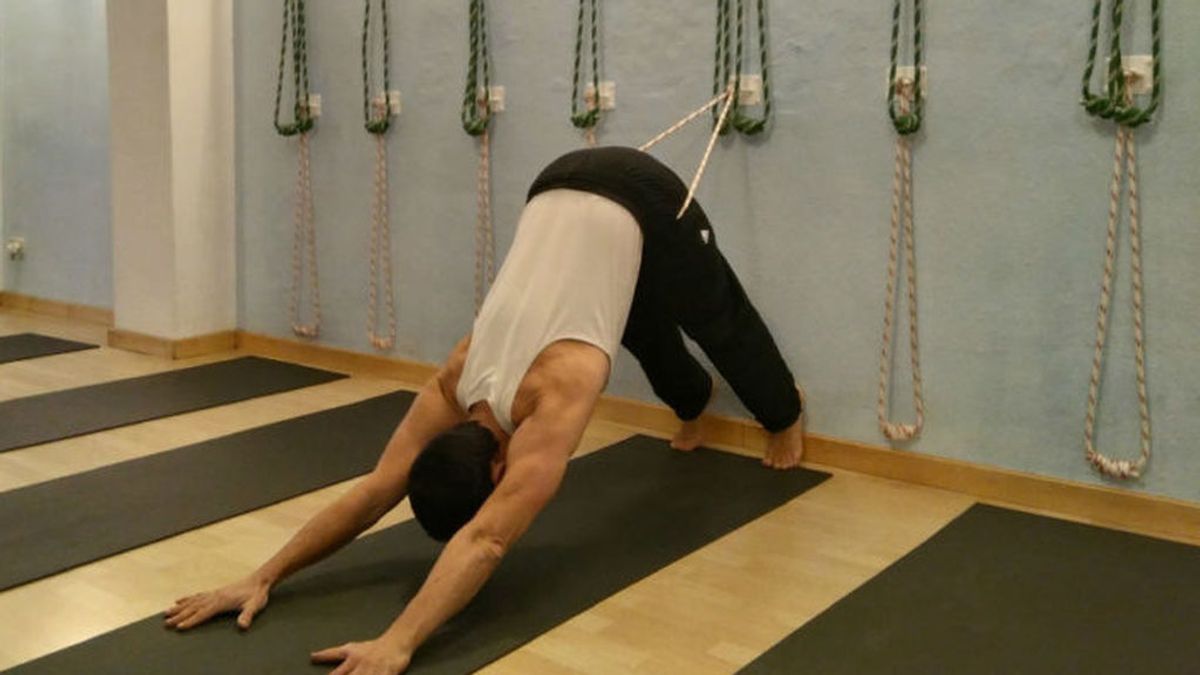 Postura de Iyengar Yoga Postura de Iyengar Yoga
