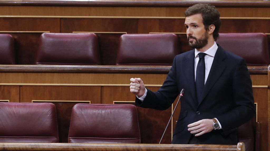 Casado arremete contra Sánchez por culpar al PP de su pacto con Bildu para derogar la reforma laboral Casado arremete contra Sánchez por culpar al PP de su pacto con Bildu para derogar la reforma laboral