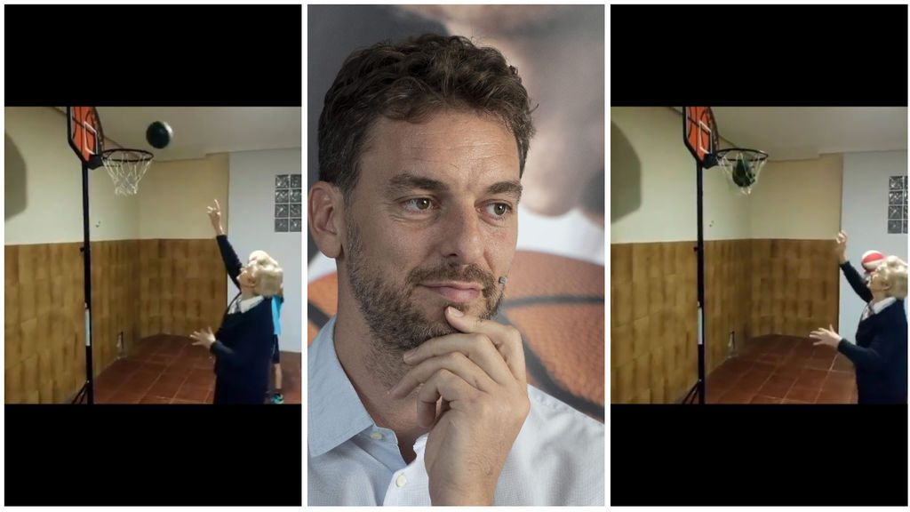 Pau Gasol se queda asombrado con la actuación de una mujer de 100 años lazando a canasta Pau Gasol se queda asombrado con la actuación de una mujer de 100 años lazando a canasta