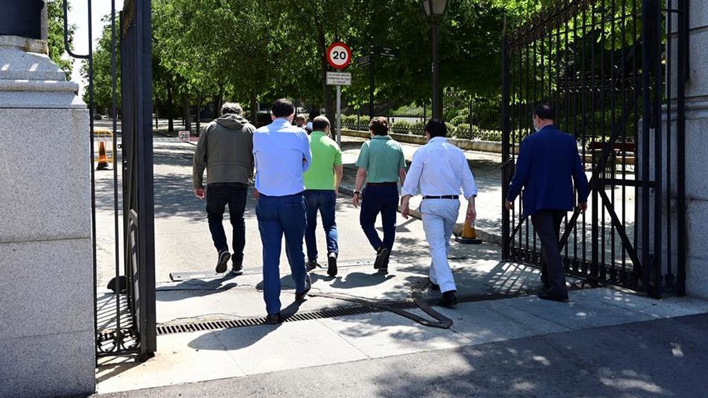 Almeida entrando en el Retiro