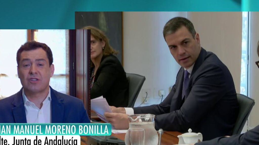 Presidente de Andalucía: "Yo no entiendo la cogobernanza porque no existe"