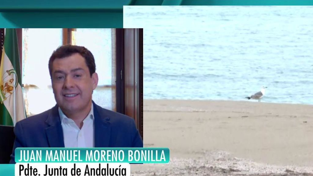 Presidente de Andalucía: "Hay ciudadanos que están haciendo reservas en países competidores"