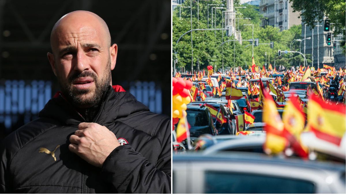 Las redes se ceban con Pepe Reina tras su apoyo público a la manifestación de VOX: facha, payaso o camorrista entre otros insultos