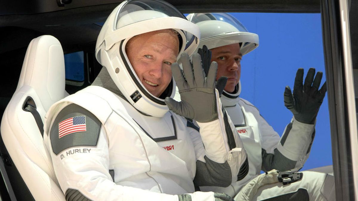 Los astronautas ensayan el lanzamiento al espacio Demo 2 de SpaceX y la NASA Los astronautas ensayan el lanzamiento al espacio Demo 2 de SpaceX y la NASA