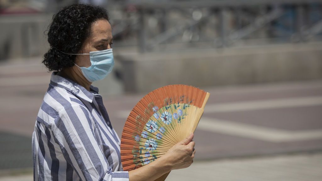 mascarilla y calor
