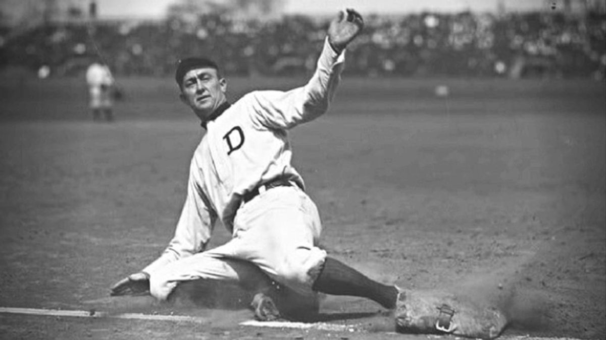 Ty Cobb en un partido