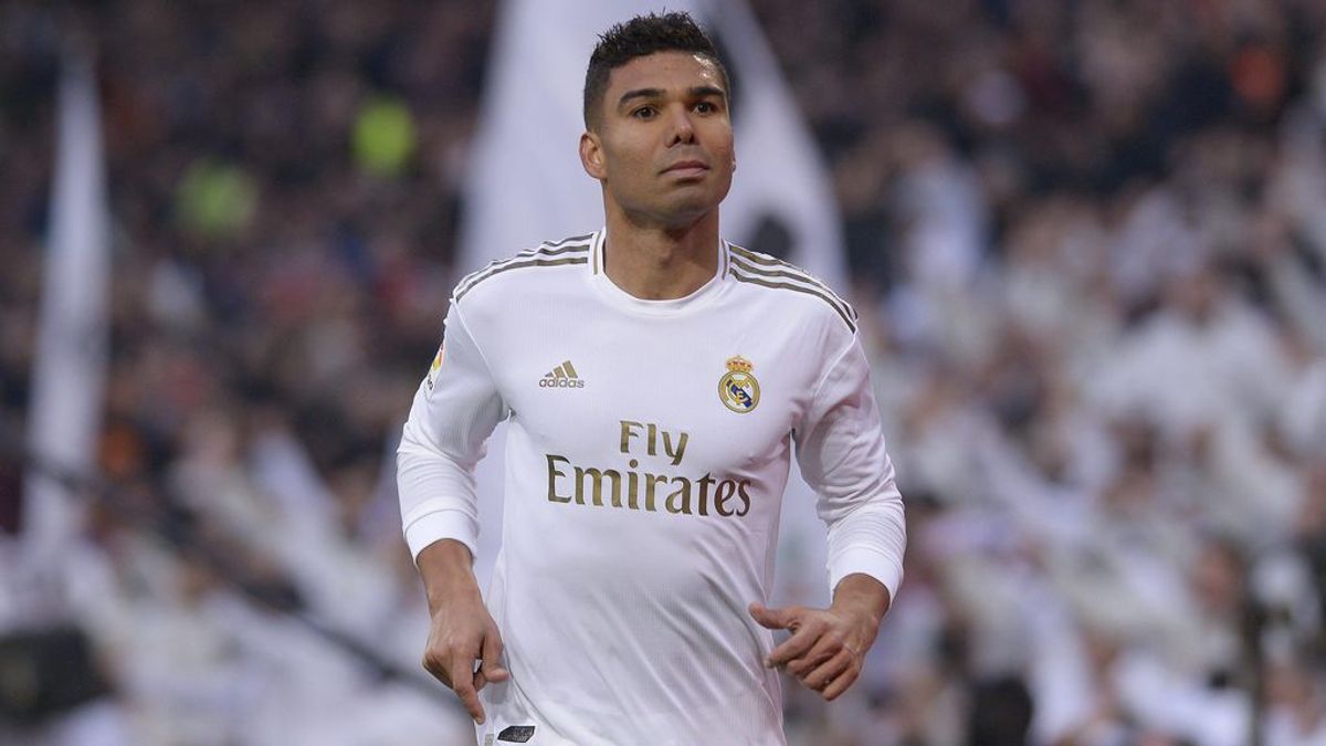 Casemiro, en un partido con el Real Madrid esta temporada.