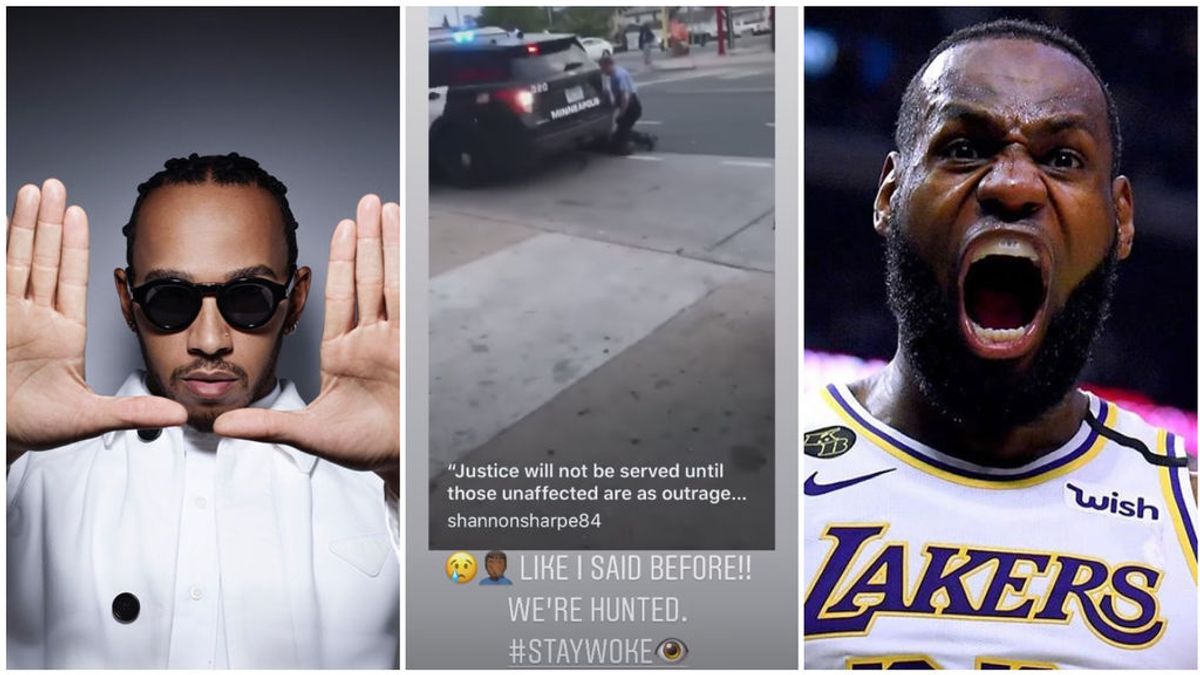 Lewis Hamilton y Lebron James estallan tras el asesinato de un ciudadano negro a manos de la policía de Estados Unidos: "¡Quieren cazarnos!"