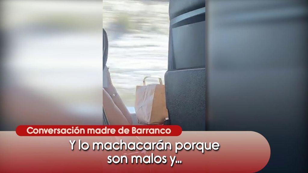 La 'rajada' de la madre de Barranco: "Son todos gentuza"