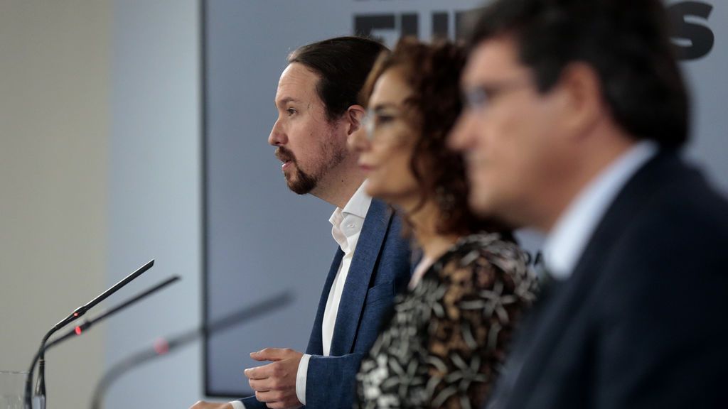 Imagen de la rueda de prensa tras el Consejo de Ministros Imagen de la rueda de prensa tras el Consejo de Ministros