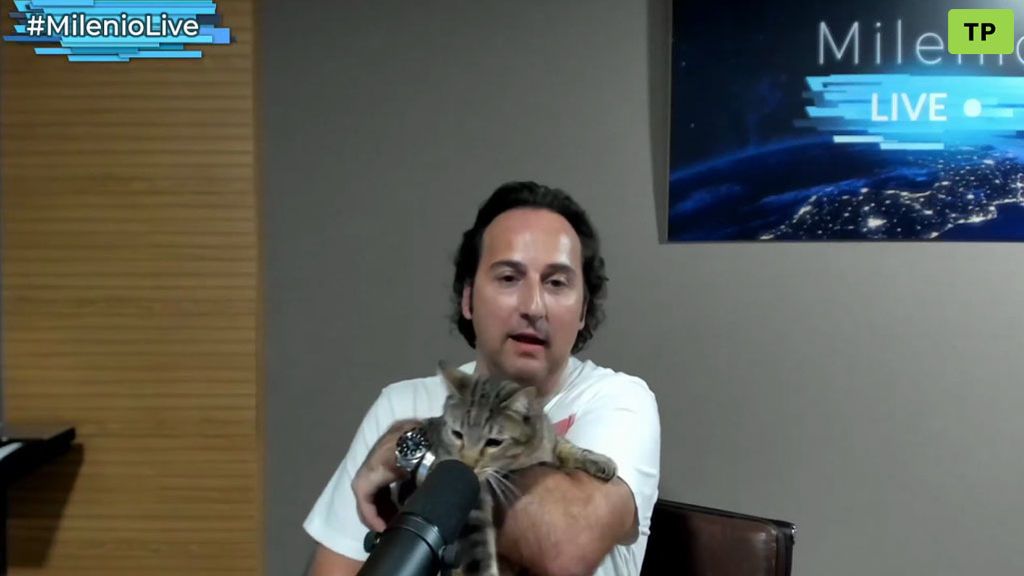 ¡Momentazo! El gato de Iker y Carmen irrumpe en el estudio en pleno directo