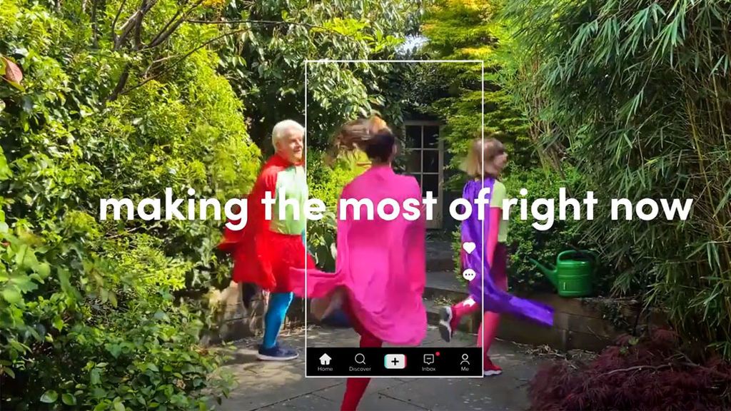 Anuncio de TikTok en TV británica