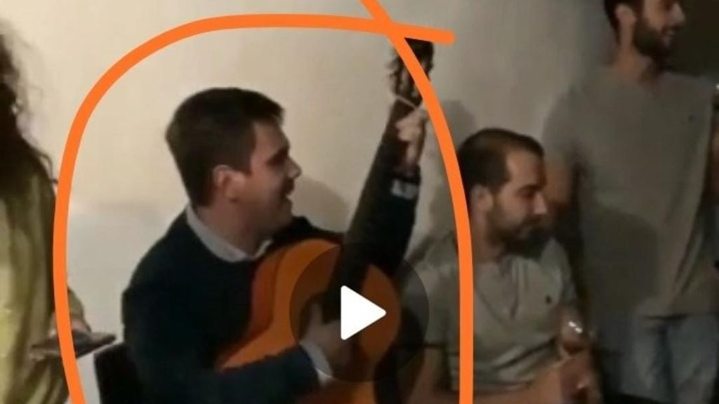 Imagen del concejal del PP en Ronda
