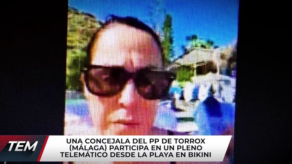 Paola Moreno en el pleno telemático