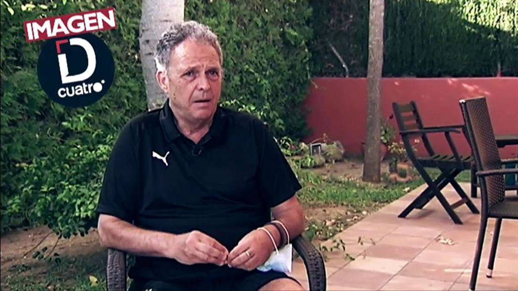 Joaquín Caparrós, en un momento de la entrevista en Deportes Cuatro.