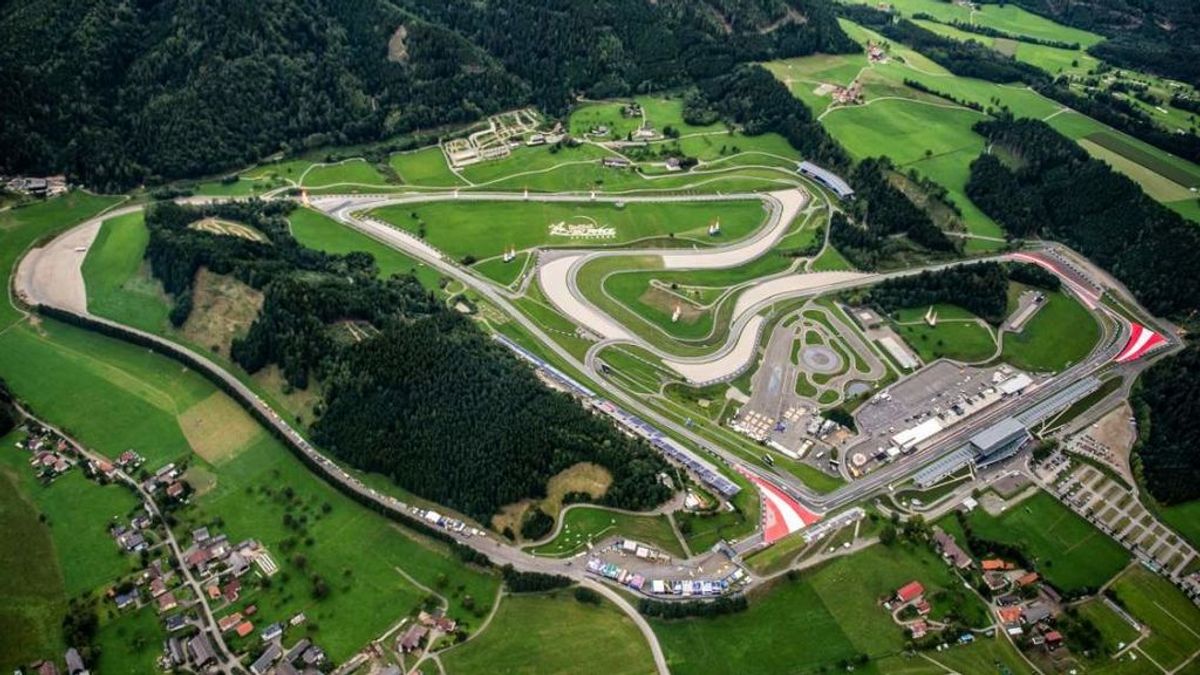 Plano aéreo del GP de Austria Plano aéreo del GP de Austria