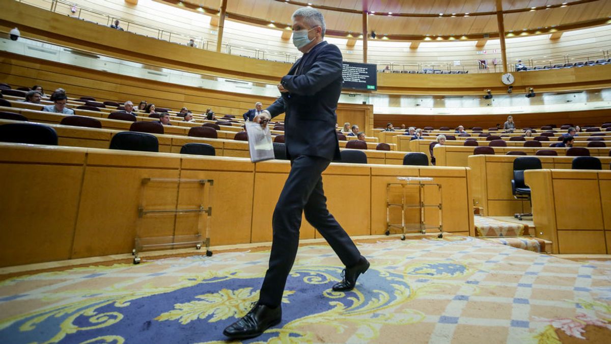 Marlaska, equilibrios sobre el alambre por el informe del 8-M y el cese de Pérez de los Cobos Marlaska, equilibrios sobre el alambre por el informe del 8-M y el cese de Pérez de los Cobos