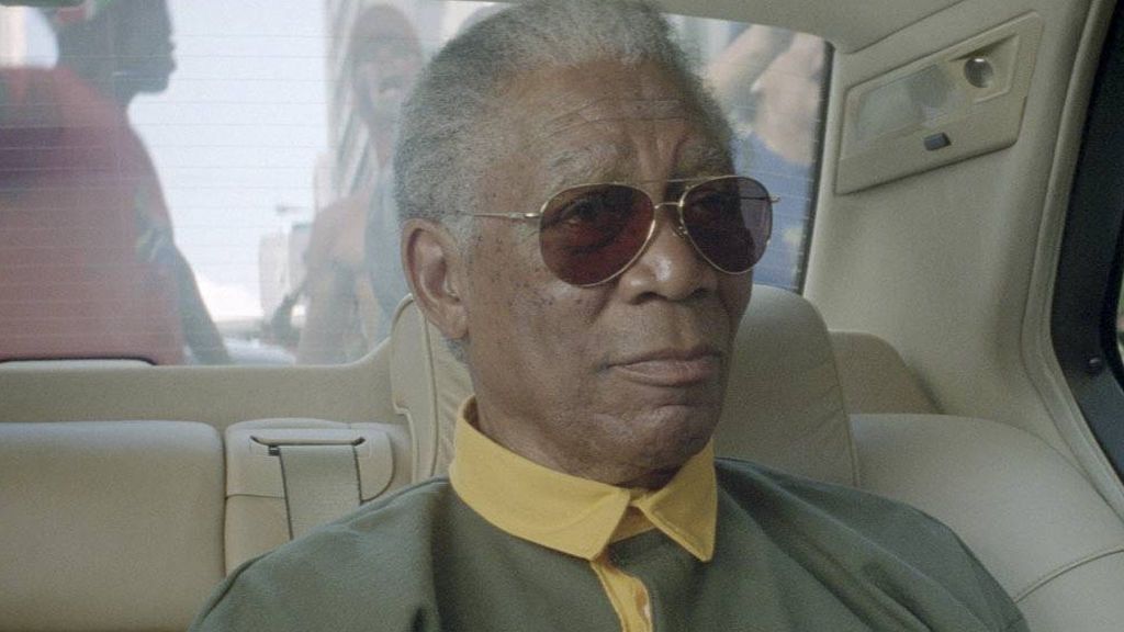 Morgan Freeman interpretando a Mandela en 'Invictus' (2009)