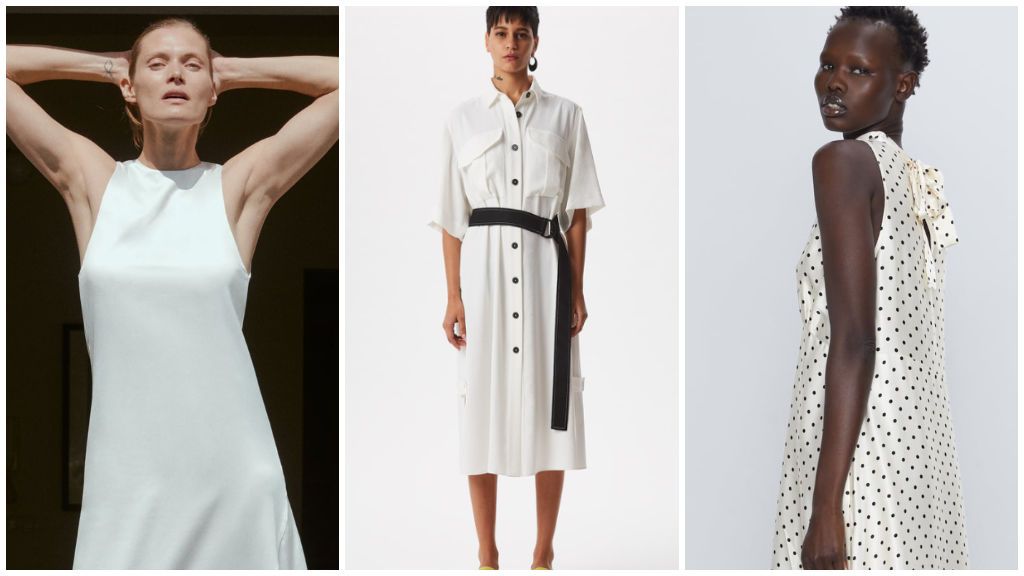 Los vestidos blancos serán perfectos para una noche especial de verano.