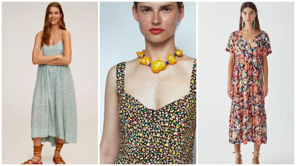 El estampado floral siempre está de moda.