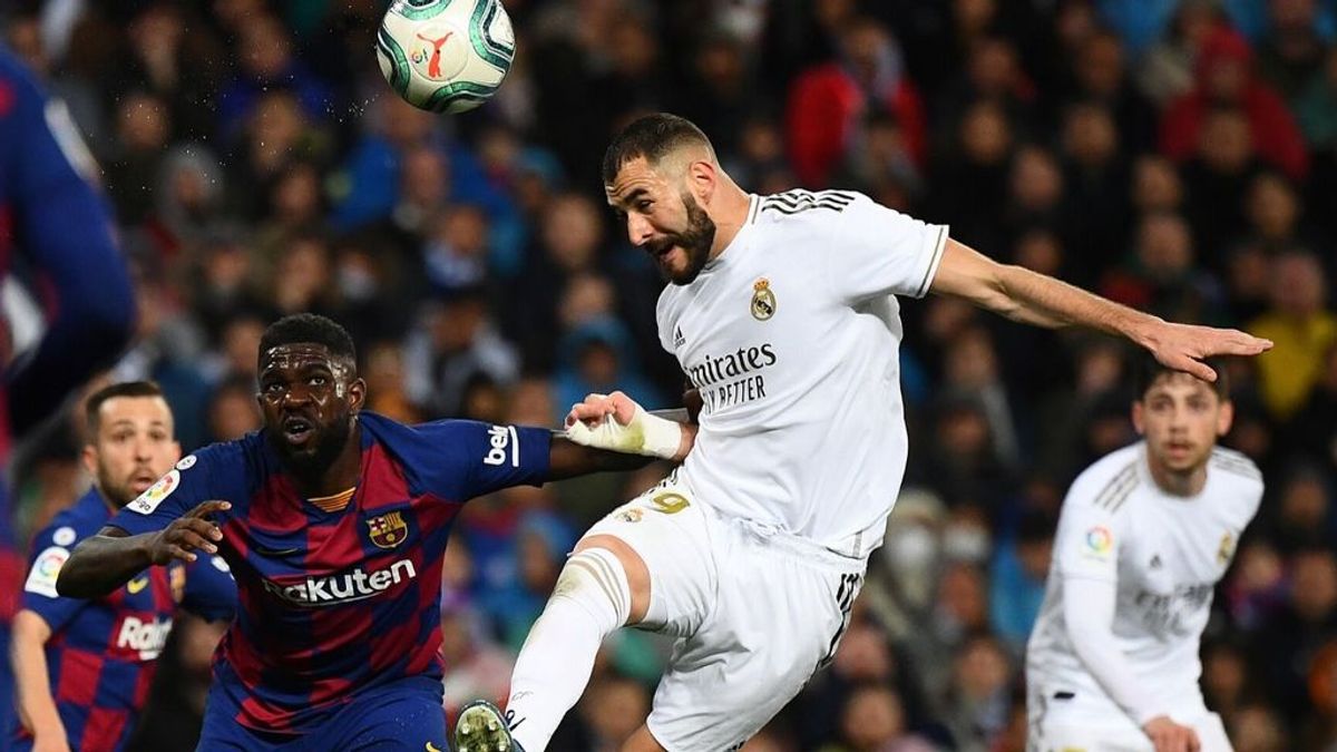 Imagen de un clásico entre Real Madrid y Barcelona