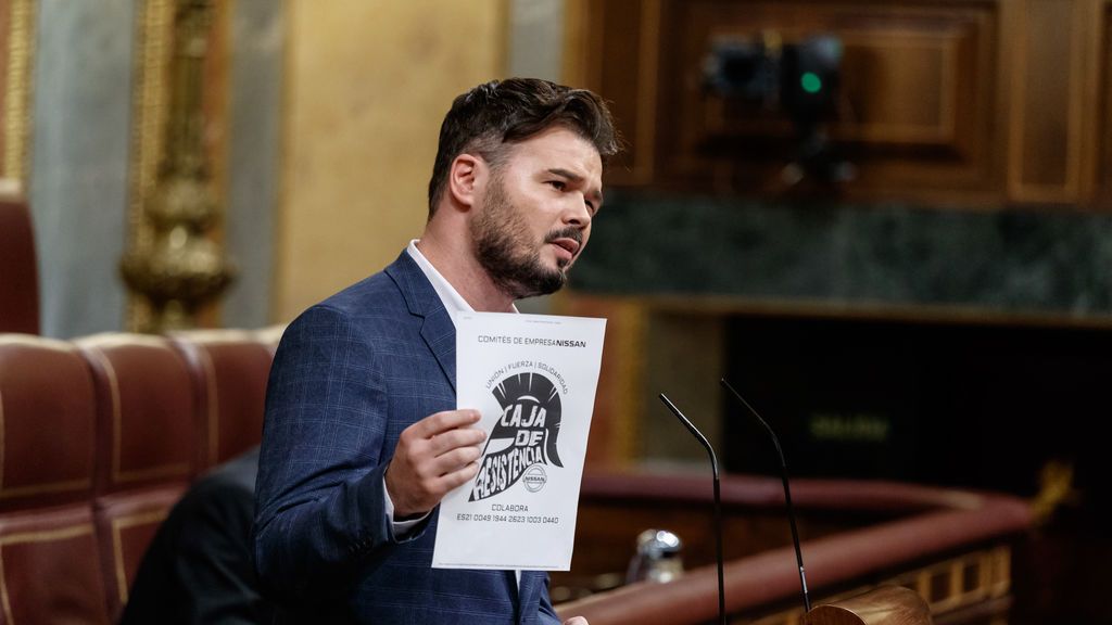Gabriel Rufián, en el Congreso Gabriel Rufián, en el Congreso