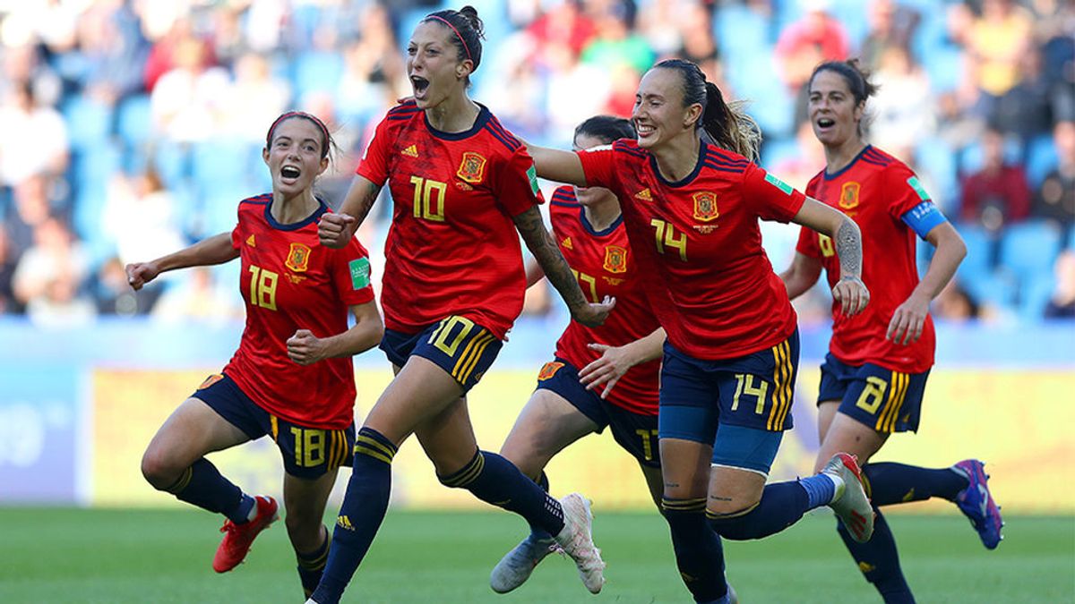 Jugadoras de la selección española femenina