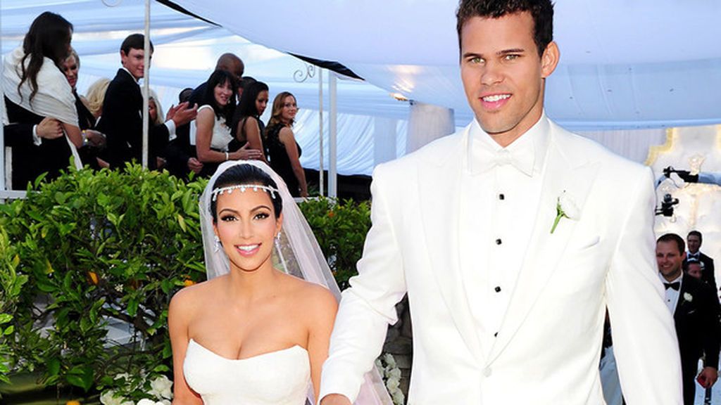 La segunda vez que pasó por el altar lo hizo con Kris Humphries.