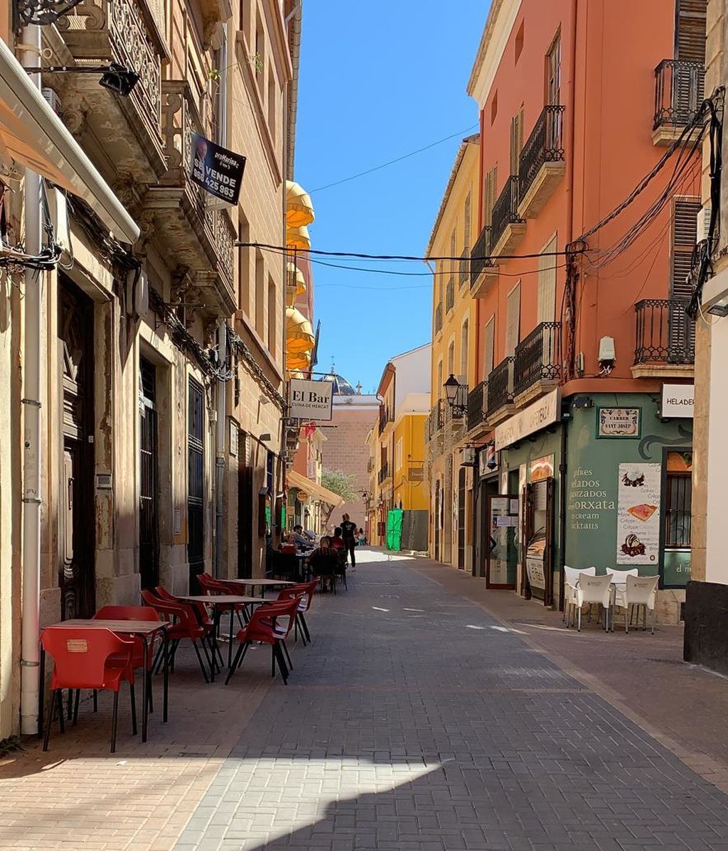 Calle Loreto vacía