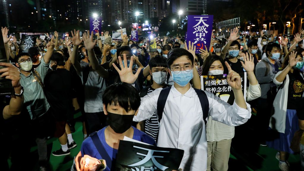 Concentración en Hong Kong