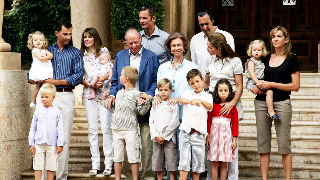 Posado de la familia real en el verano de 2017