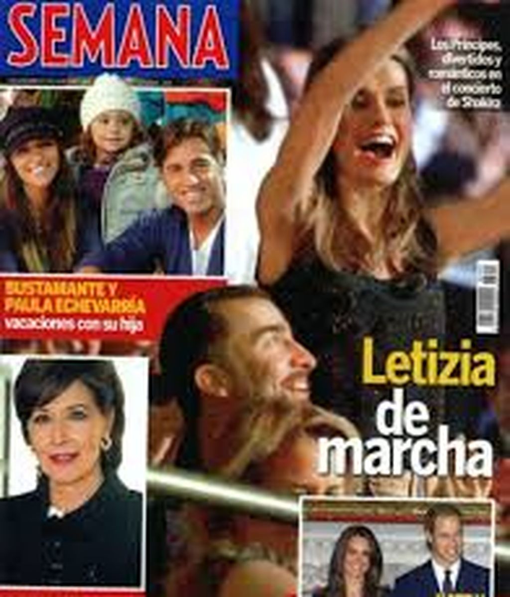 Letizia, de concierto con amigas
