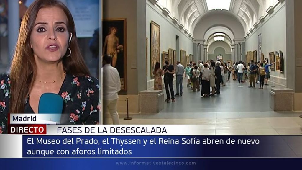 La nueva normalidad de los museos: El Prado, el Reina Sofía y el Thyssen reabren con aforo limitado