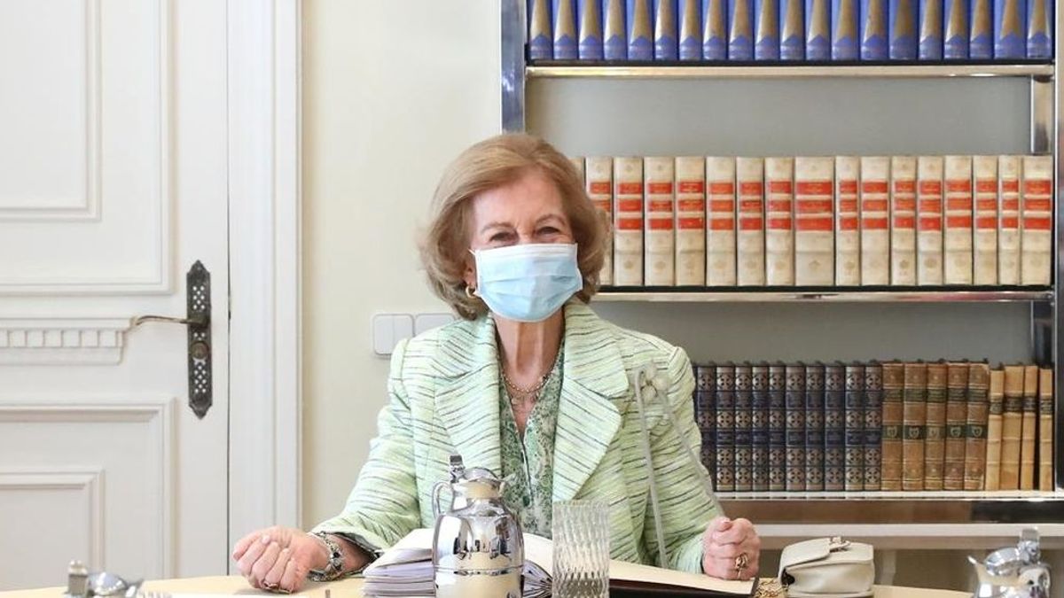 La reina Sofía reaparece tras meses de confinamiento por el coronavirus
