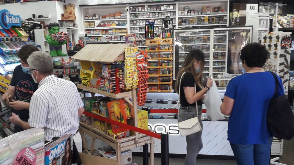 Interior de un estanco del Campo de Gibraltar